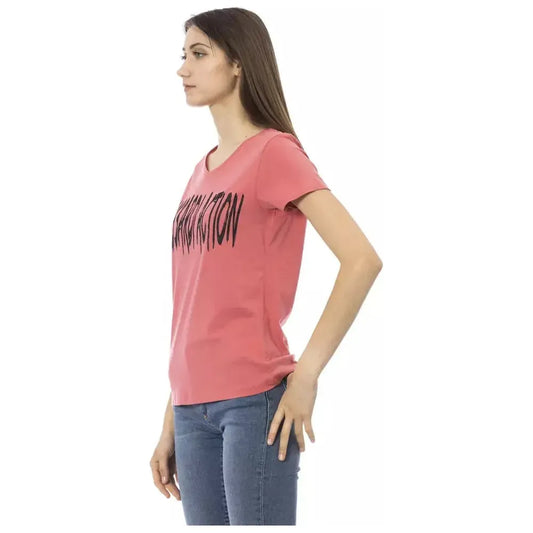 Trussardi Action Multicolor Cotton Women T-Shirt Trussardi Action