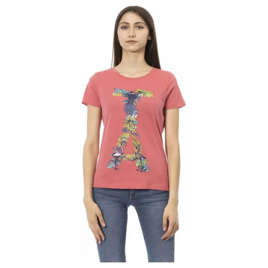 Trussardi Action Fuchsia Cotton Women T-Shirt Trussardi Action