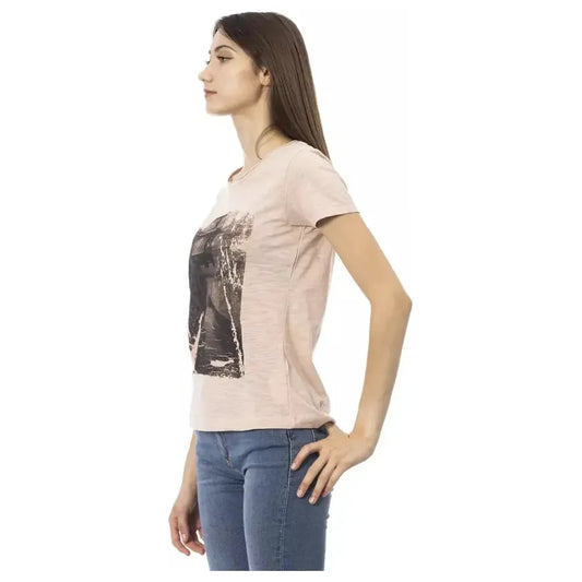 Trussardi Action Multicolor Cotton Women T-Shirt Trussardi Action