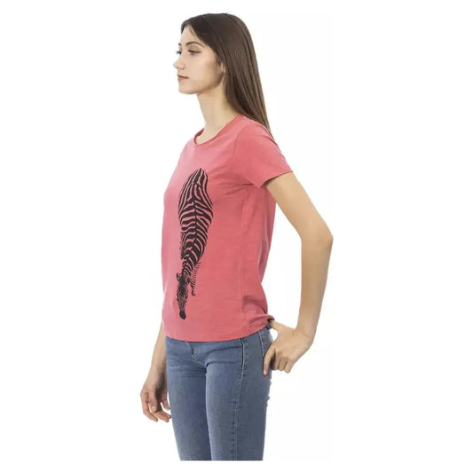 Trussardi Action Multicolor Cotton Women T-Shirt Trussardi Action