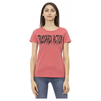 Trussardi Action Multicolor Cotton Women T-Shirt