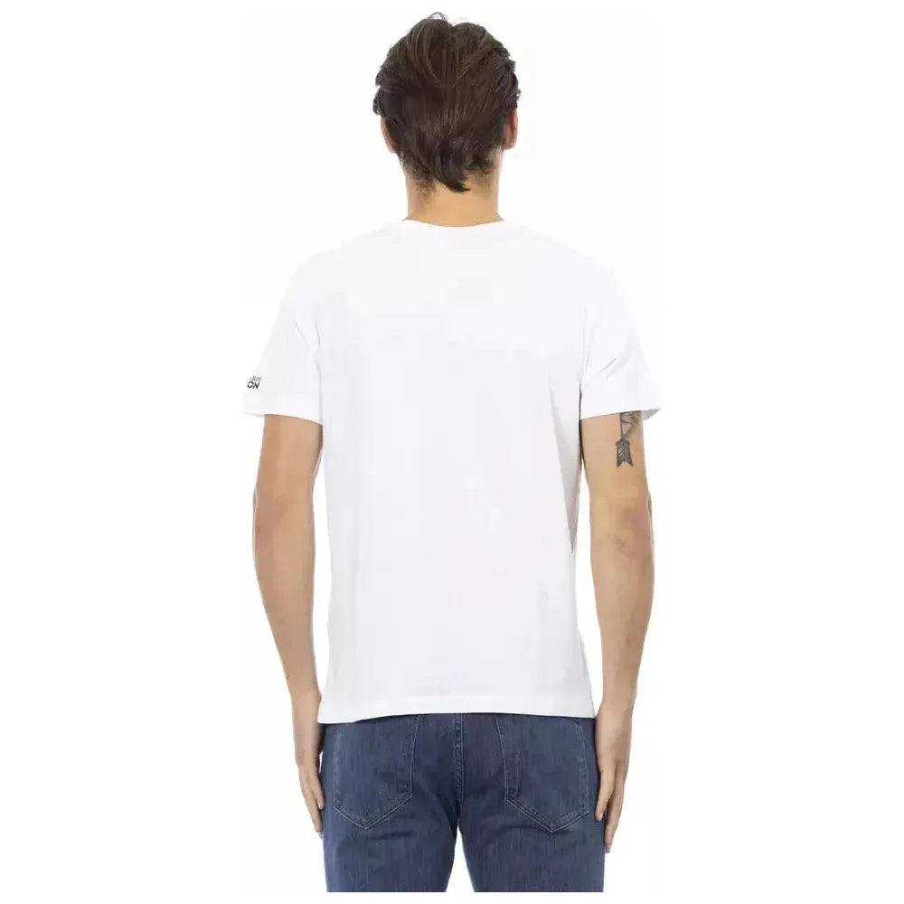 Trussardi Action White Cotton Men's T-Shirt