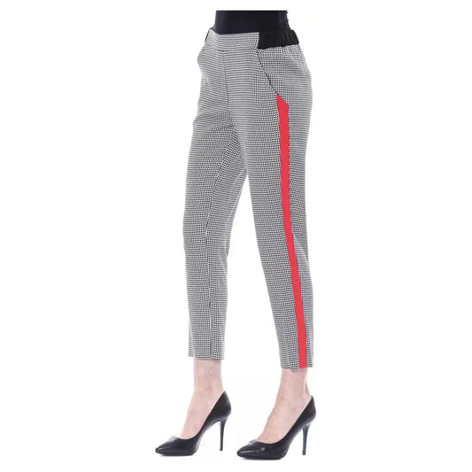 BYBLOS Black Viscose Women Pants BYBLOS