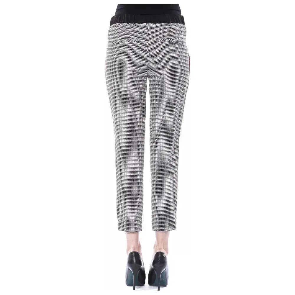 BYBLOS Black Viscose Women Pants BYBLOS