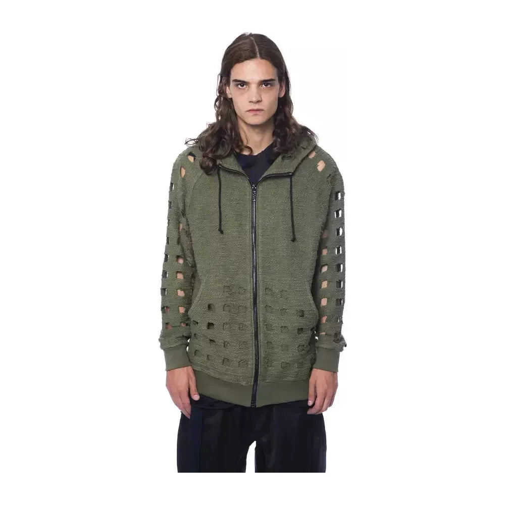 Nicolo Tonetto Army Cotton Men Sweater