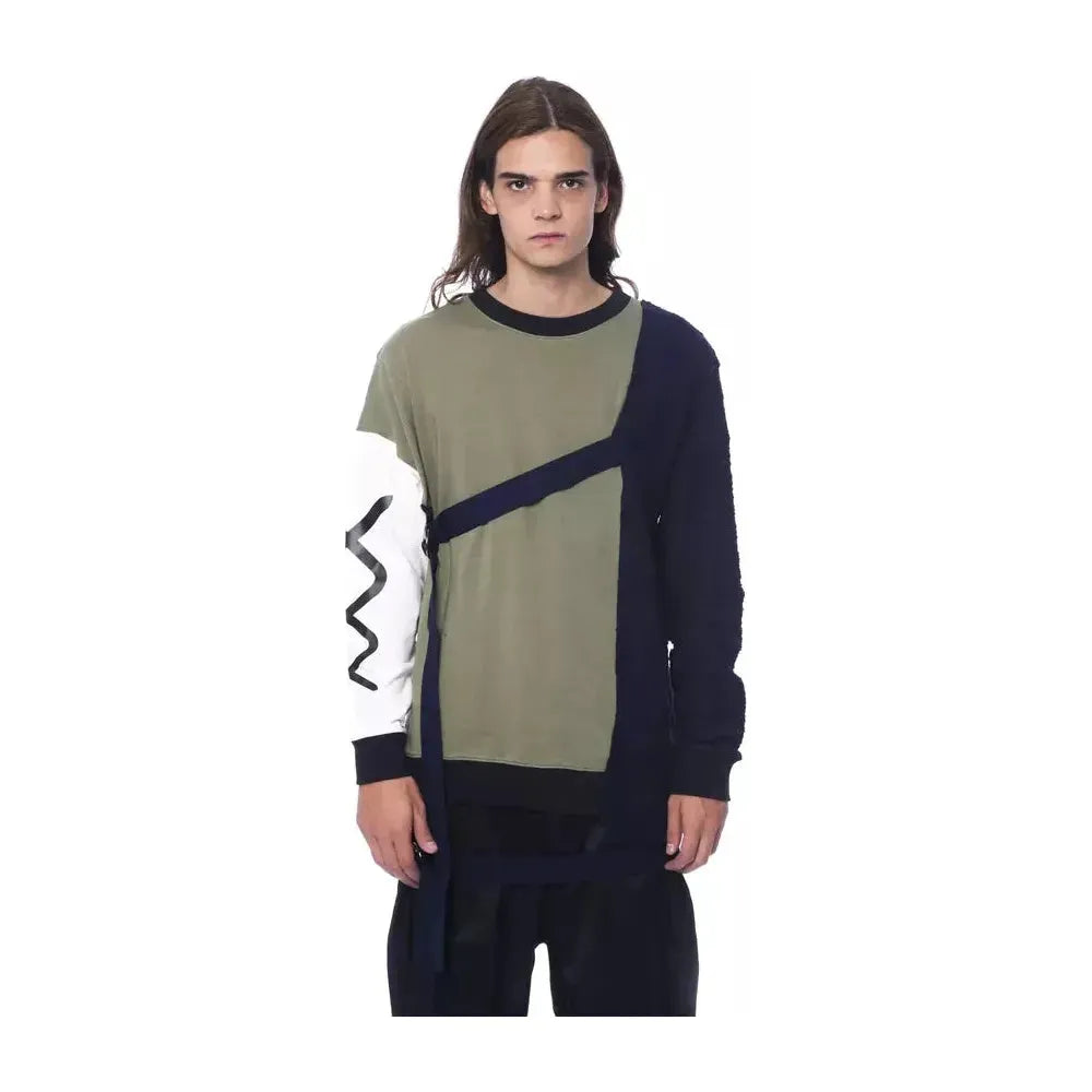 Nicolo Tonetto Army Cotton Men Sweater Nicolo Tonetto