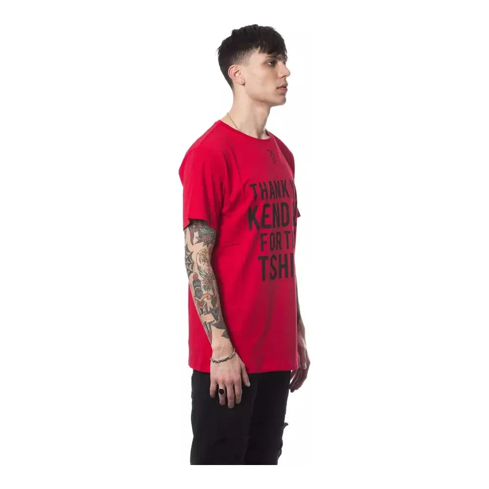 Nicolo Tonetto Red Cotton Men's T-Shirt