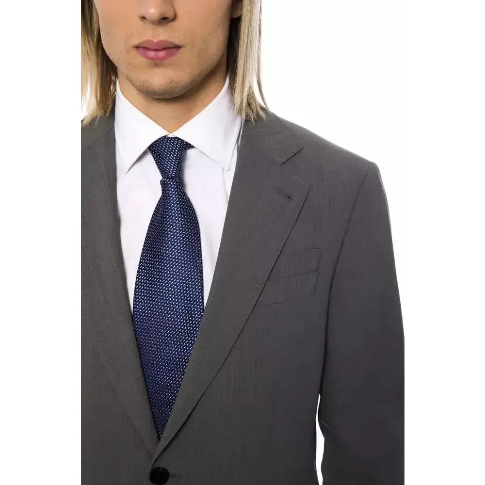 Billionaire Italian Couture Gray Wool Men's Blazer