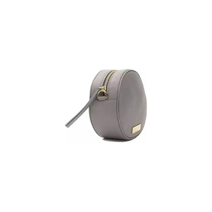 Pompei Donatella Gray Leather Women Crossbody Bag 1728,67345744032,Bags,Crossbody Bags - Bags,Crossbody Bags - Women - Bags,Gray,New with tags,Pompei Donatella,Women,Women - Bags