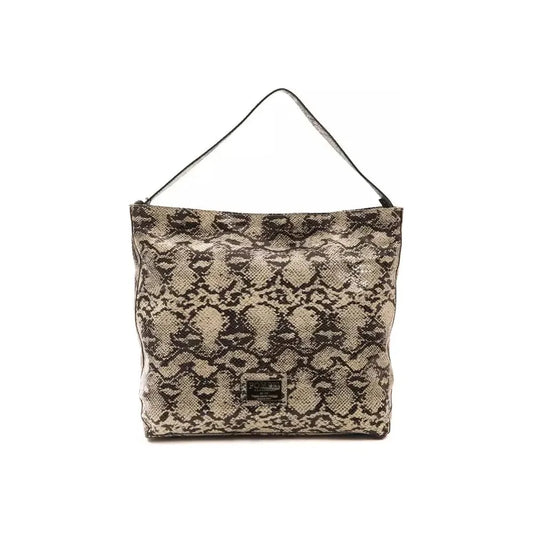 Pompei Donatella Gray Leather Women Shoulder Bag 1728,67345744032,Bags,Gray,New with tags,Pompei Donatella,Shoulder Bags - Bags,Shoulder Bags - Women - Bags,Women,Women - Bags