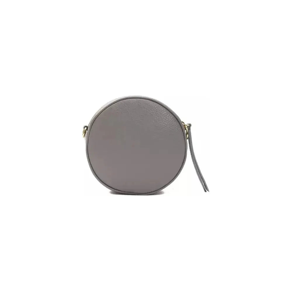 Pompei Donatella Gray Leather Women Crossbody Bag 1728,67345744032,Bags,Crossbody Bags - Bags,Crossbody Bags - Women - Bags,Gray,New with tags,Pompei Donatella,Women,Women - Bags