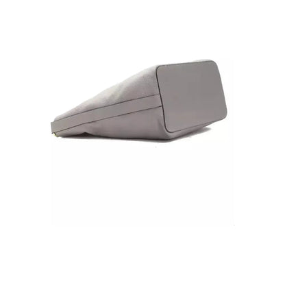 Pompei Donatella Gray Leather Women Shoulder Bag 1728,67345744032,Bags,Gray,New with tags,Pompei Donatella,Shoulder Bags - Bags,Shoulder Bags - Women - Bags,Women,Women - Bags