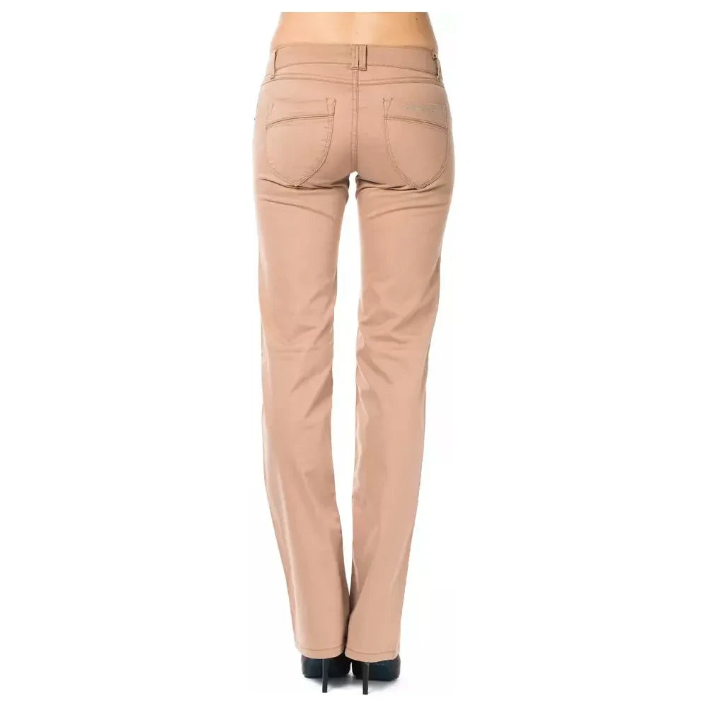 Ungaro Fever Beige Cotton Women Pant Ungaro Fever