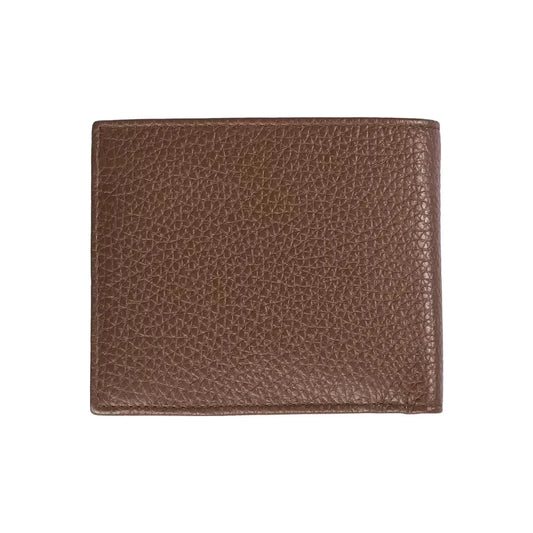 Trussardi Elegant Tumbled Leather Men's Wallet MAN WALLETS Trussardi