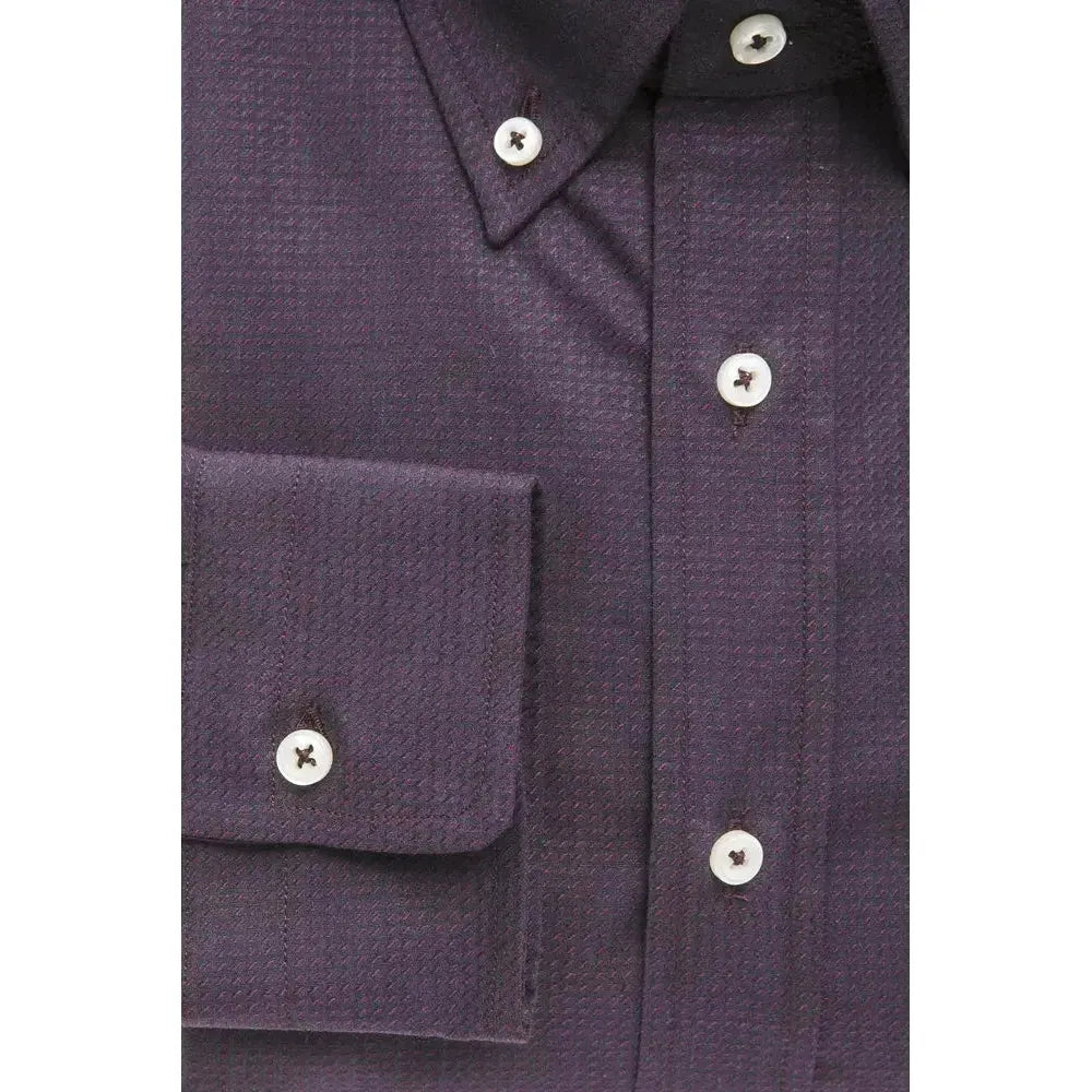 Robert Friedman Black Cotton Men Shirt Robert Friedman