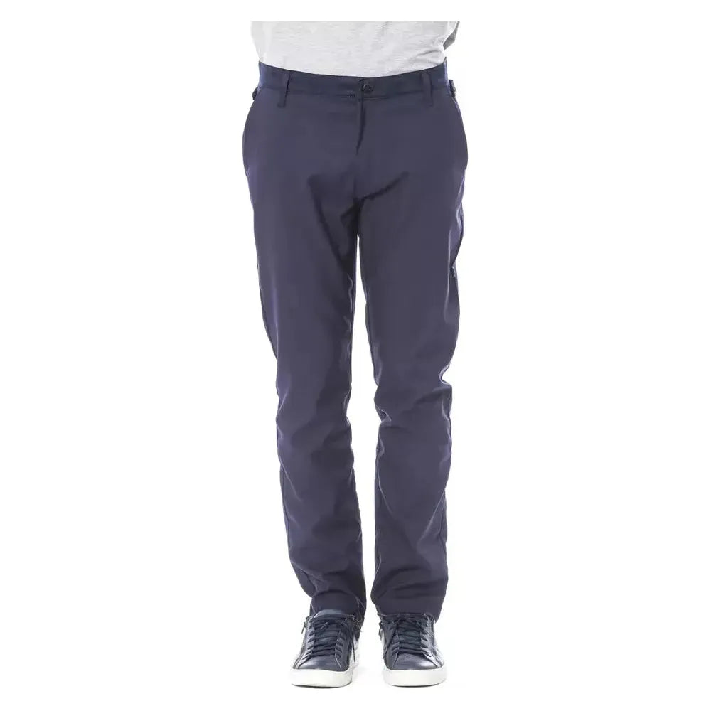 Verri Blue Polyester Men Pant 1728,67345744032,Blue,Casual Pants - Pants - Clothing,Clothing,Jeans & Pants - Men - Clothing,Men,Men - Clothing,New with tags,Pants - Clothing,Verri,W31,W32,W33,W36