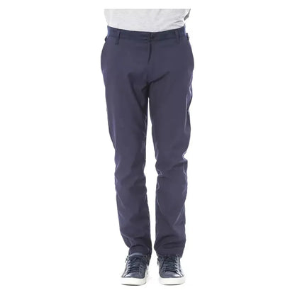 Verri Blue Polyester Men Pant 1728,67345744032,Blue,Casual Pants - Pants - Clothing,Clothing,Jeans & Pants - Men - Clothing,Men,Men - Clothing,New with tags,Pants - Clothing,Verri,W31,W32,W33,W36