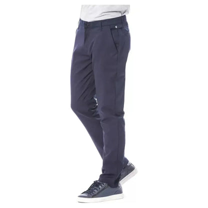 Verri Blue Polyester Men Pant 1728,67345744032,Blue,Casual Pants - Pants - Clothing,Clothing,Jeans & Pants - Men - Clothing,Men,Men - Clothing,New with tags,Pants - Clothing,Verri,W31,W32,W33,W36