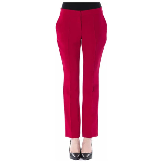 BYBLOS Chic Fuchsia Slim Fit Trousers BYBLOS