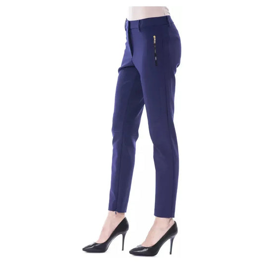 BYBLOS Chic Slim Fit Trousers with Zip Pockets BYBLOS