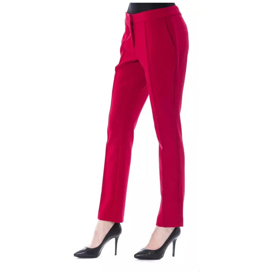 BYBLOS Fuchsia Polyester Women Pant BYBLOS