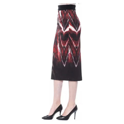 BYBLOS Multicolor Polyester Women Pencil Skirt