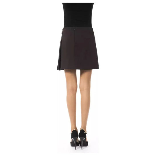 BYBLOS Chic Brown Tulip Short Skirt WOMAN SKIRTS BYBLOS