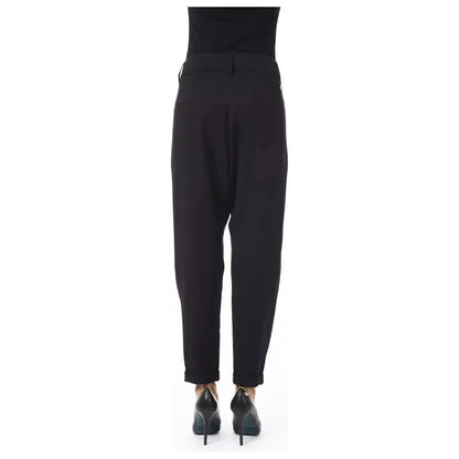BYBLOS Black Polyester Women Pant 1728,67345744032,Black,BYBLOS,Casual Pants - Pants - Clothing,Clothing,IT44|L,IT46|XL,Jeans & Pants - Women - Clothing,New with tags,Pants - Clothing,Women,Women - Clothing