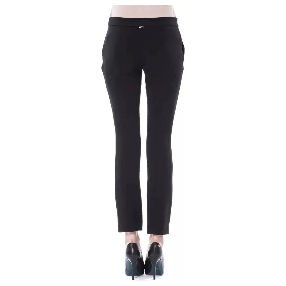 BYBLOS Black Polyester Women Pants 1728,67345744032,Black,BYBLOS,Clothing,IT38 | XS,IT40|S,Jeans & Pants - Women - Clothing,New with tags,Pants - Clothing,Skinny Pants - Pants - Clothing,Women,Women - Clothing
