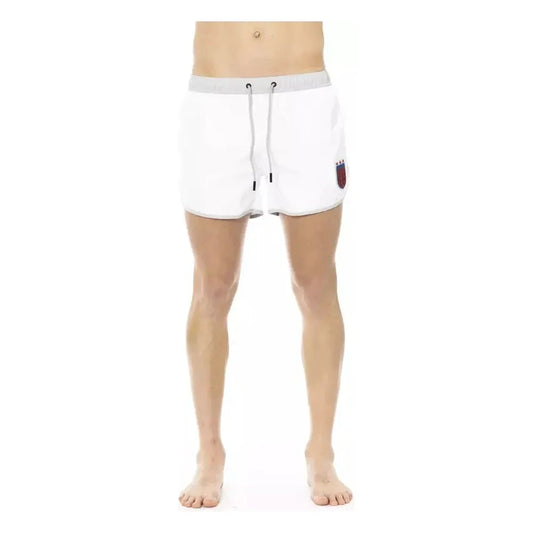 Bikkembergs White Polyester Men's Swim Short Bikkembergs