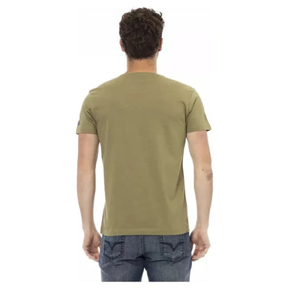 Trussardi Action Green Cotton Men's T-Shirt