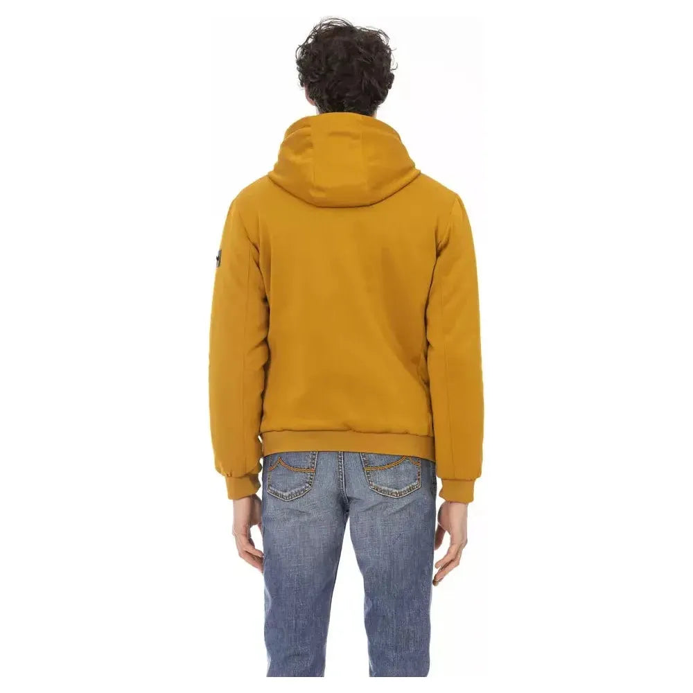 Baldinini Trend Yellow Polyester Men Jacket Baldinini Trend