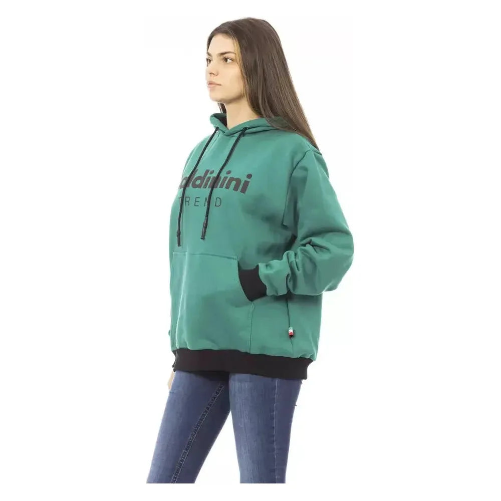 Baldinini Trend Black Cotton Women Hoodie