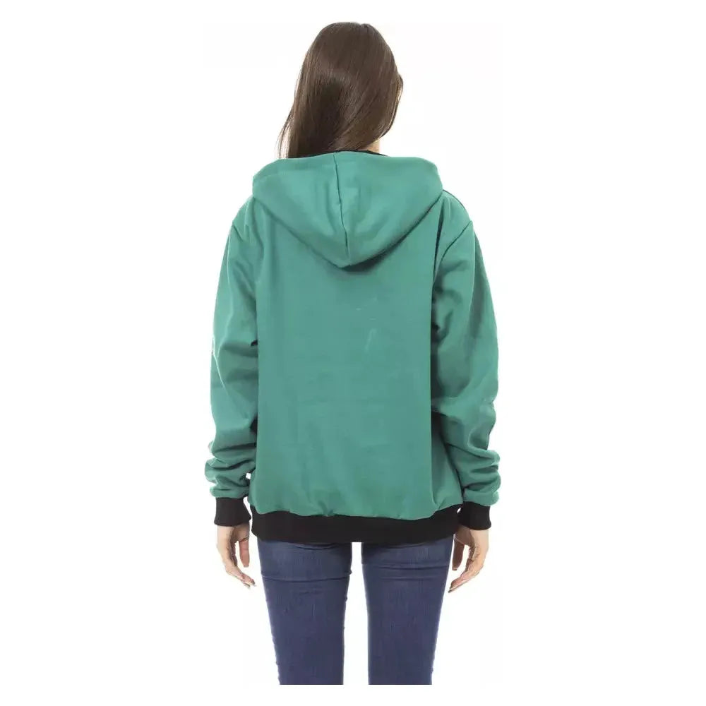 Baldinini Trend Black Cotton Women Hoodie