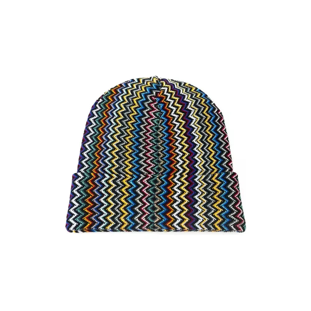 Missoni Multicolor Wool Men Hat Missoni