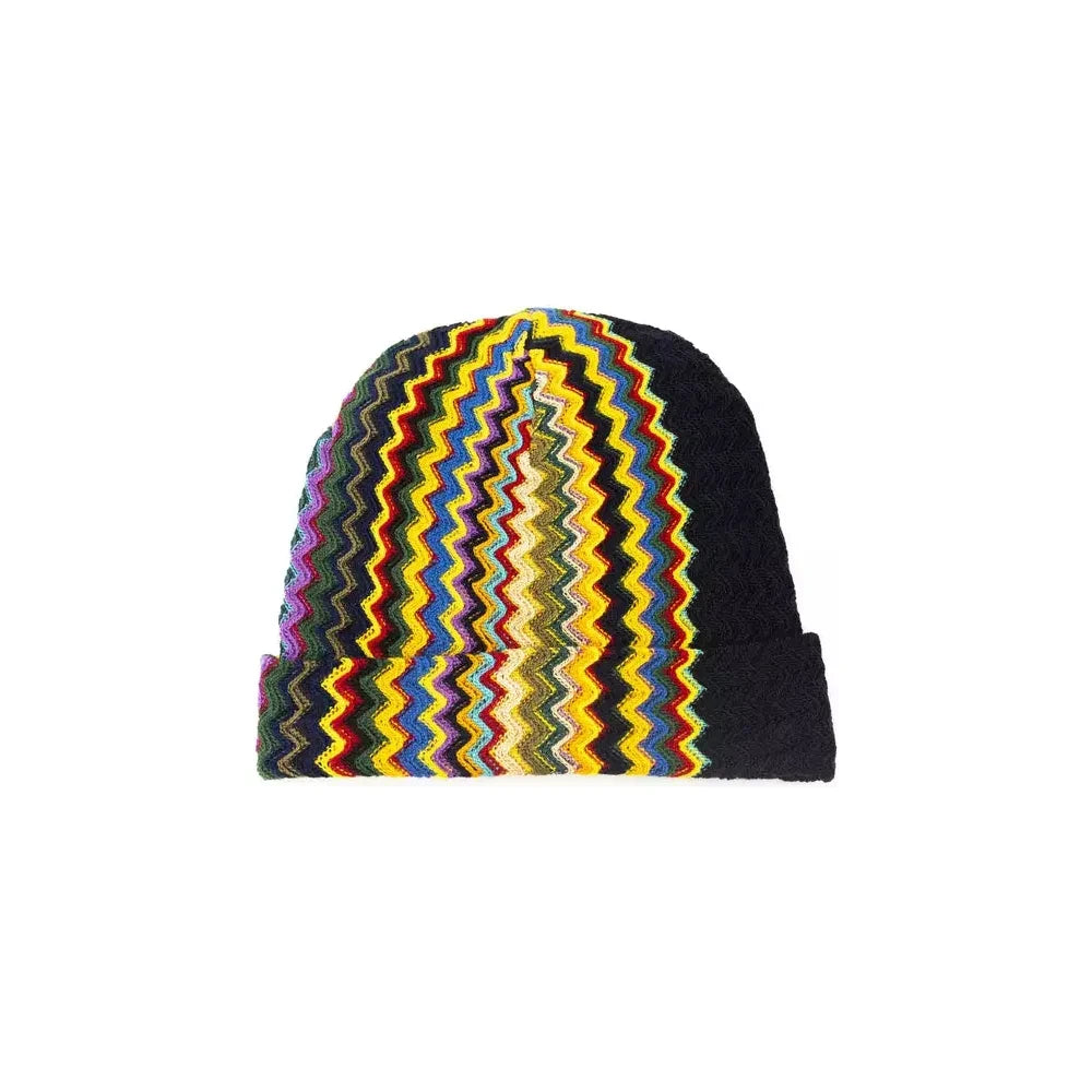 Missoni Multicolor Wool Men Hat Missoni