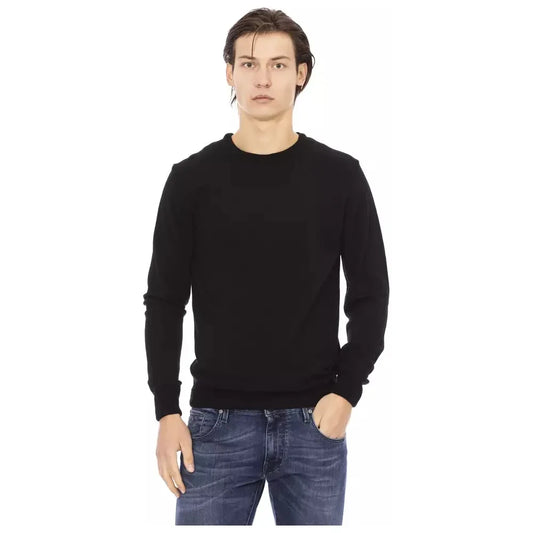 Baldinini Trend Elegant Black Turtleneck Sweater Baldinini Trend