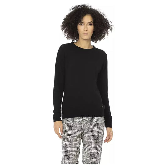 Baldinini Trend Black Wool Women Sweater Baldinini Trend