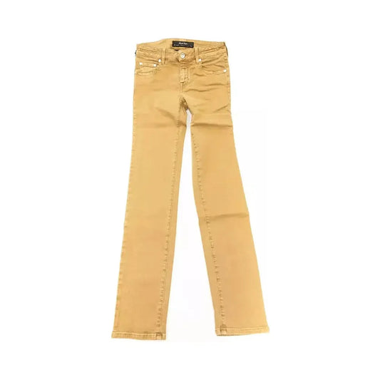 Jacob Cohen Beige Cotton Women Jeans Jacob Cohen