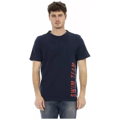 Bikkembergs Blue Cotton Men T-Shirt 1728,67345744032,Bikkembergs,Blue,Clothing,M,Men,Men - Clothing,New with tags,S,Sportswear - Clothing,T-Shirts - Clothing,T-Shirts - Men - Clothing,T-Shirts - Sportswear - Clothing,T-Shirts - T-Shirts - Clothing
