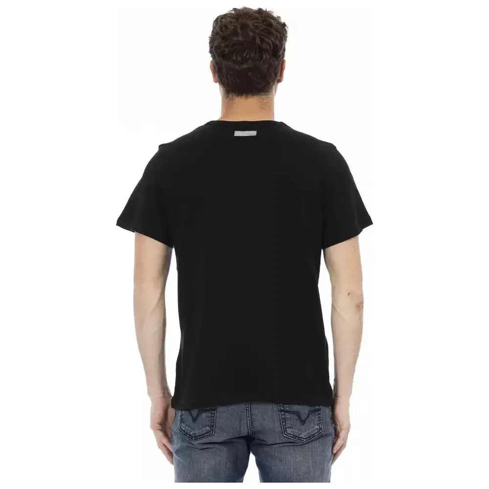 Bikkembergs Black Cotton Men T-Shirt 1728,67345744032,Bikkembergs,Black,Clothing,Men,Men - Clothing,New with tags,S,T-Shirts - Clothing,T-Shirts - Men - Clothing,T-Shirts - T-Shirts - Clothing