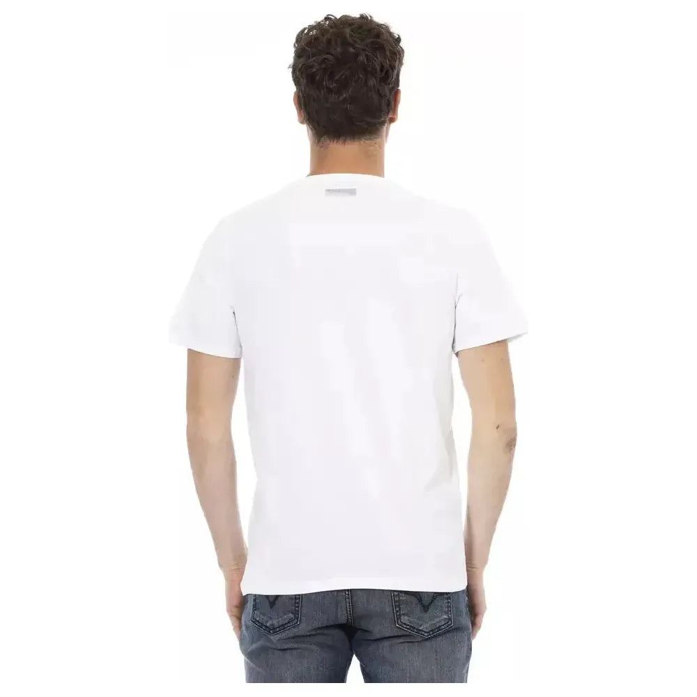 Bikkembergs White Cotton Men T-Shirt