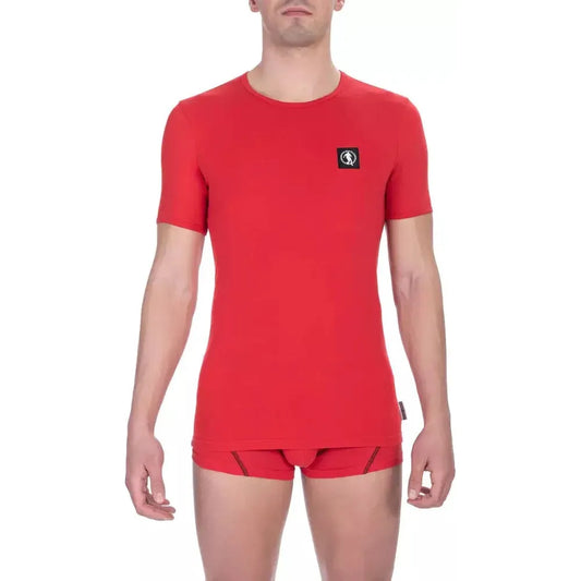 Bikkembergs Red Cotton Men's T-Shirt Bikkembergs