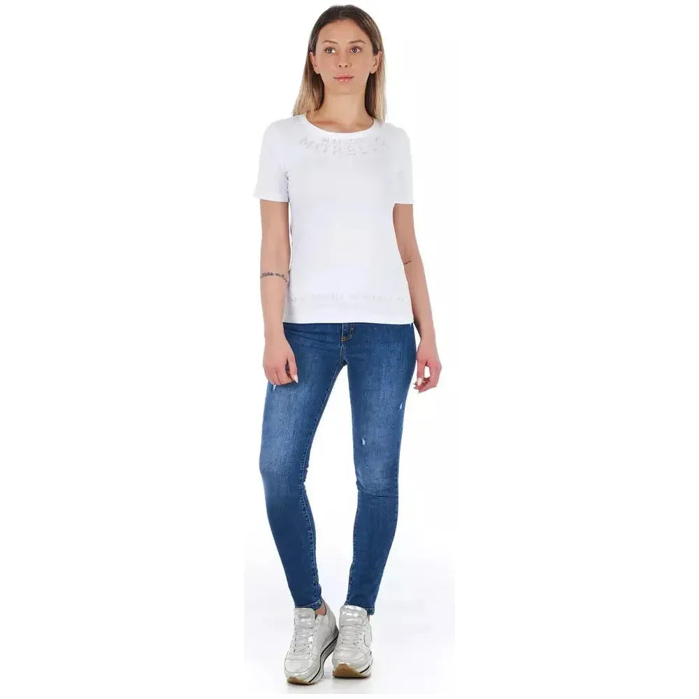 Frankie Morello Blue Denim Women Jeans Frankie Morello