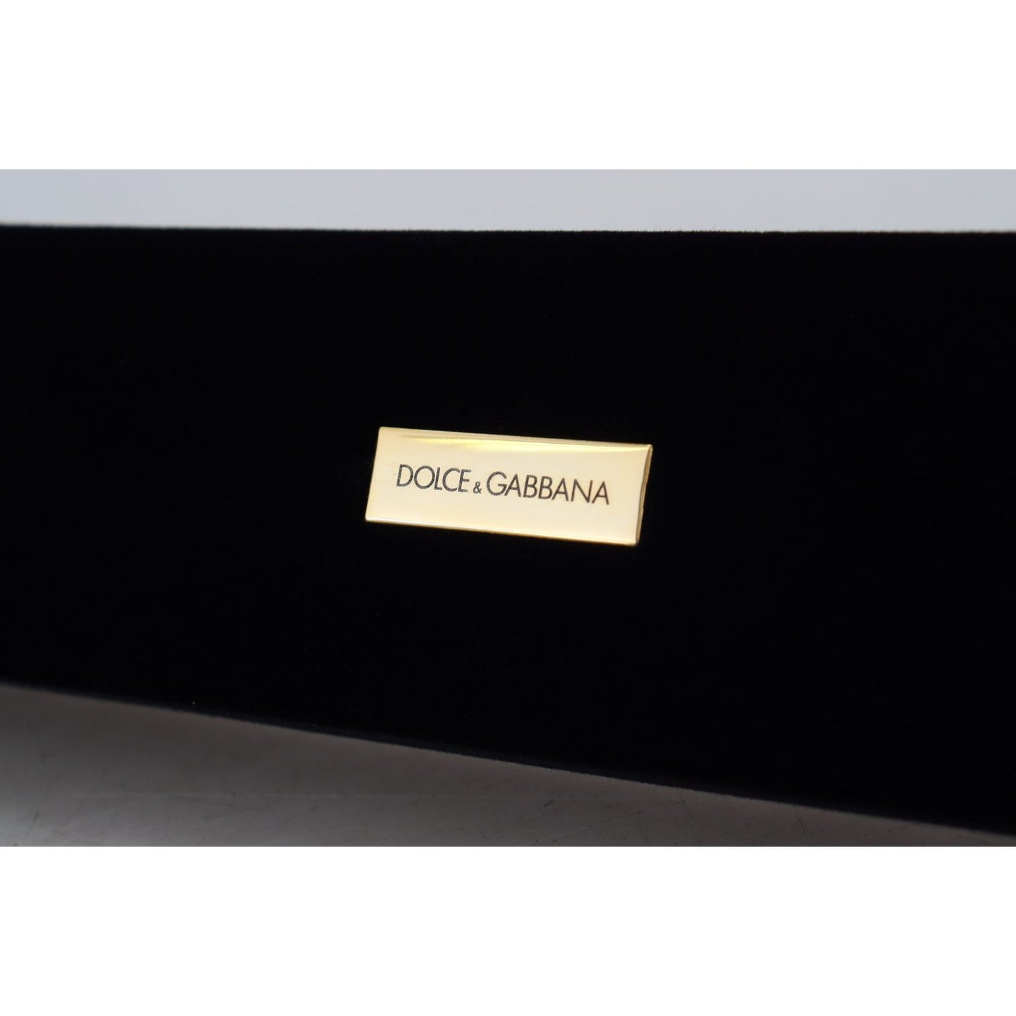 Dolce & Gabbana Elegant Velvet Jewelry Storage Box Dolce & Gabbana