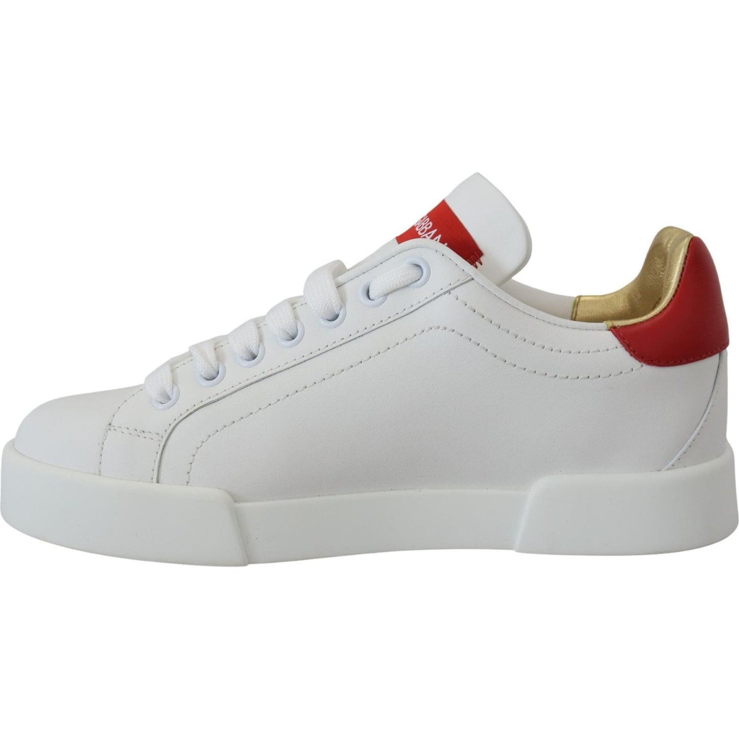 Dolce & Gabbana Sparkling White Portofino Sneakers Dolce & Gabbana