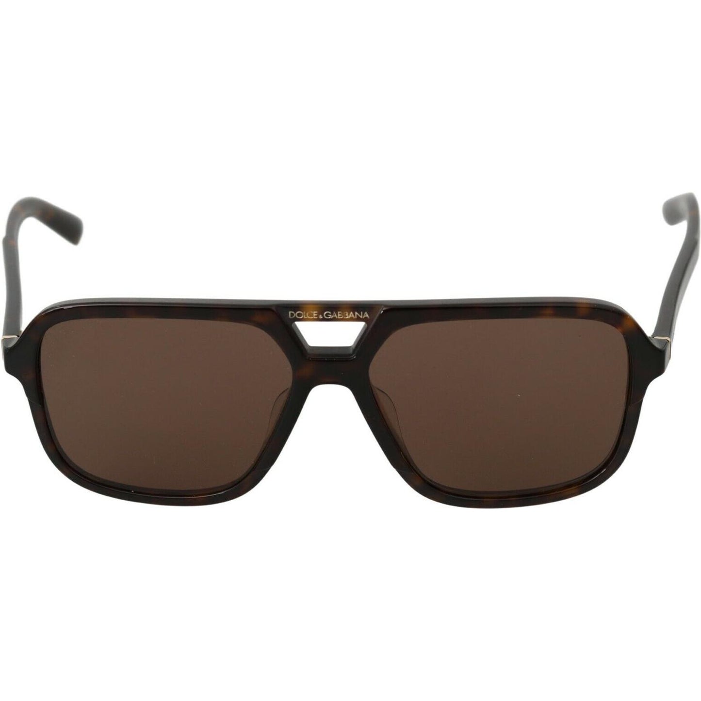 Dolce & Gabbana Elegant Brown Patterned Men's Sunglasses Dolce & Gabbana