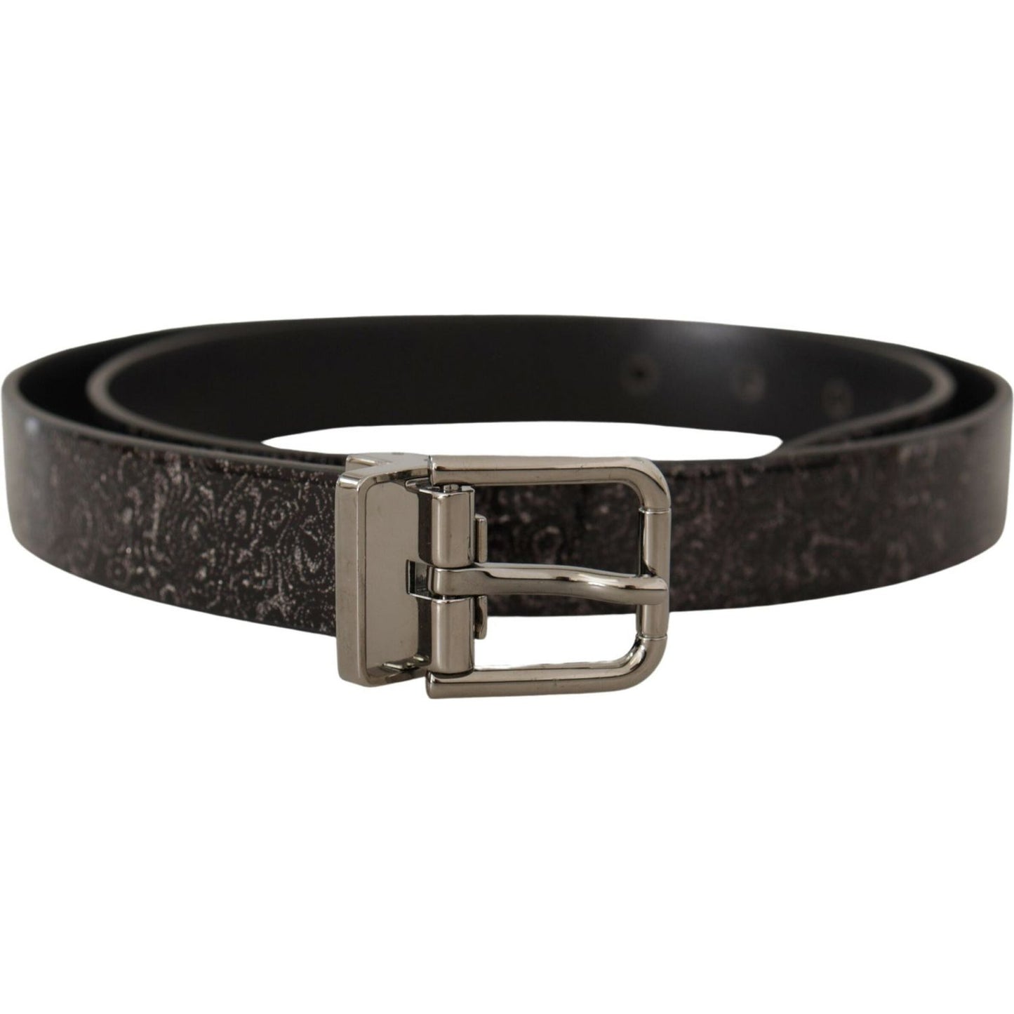 Dolce & Gabbana Sleek Grosgrain Leather Belt with Metal Buckle Dolce & Gabbana