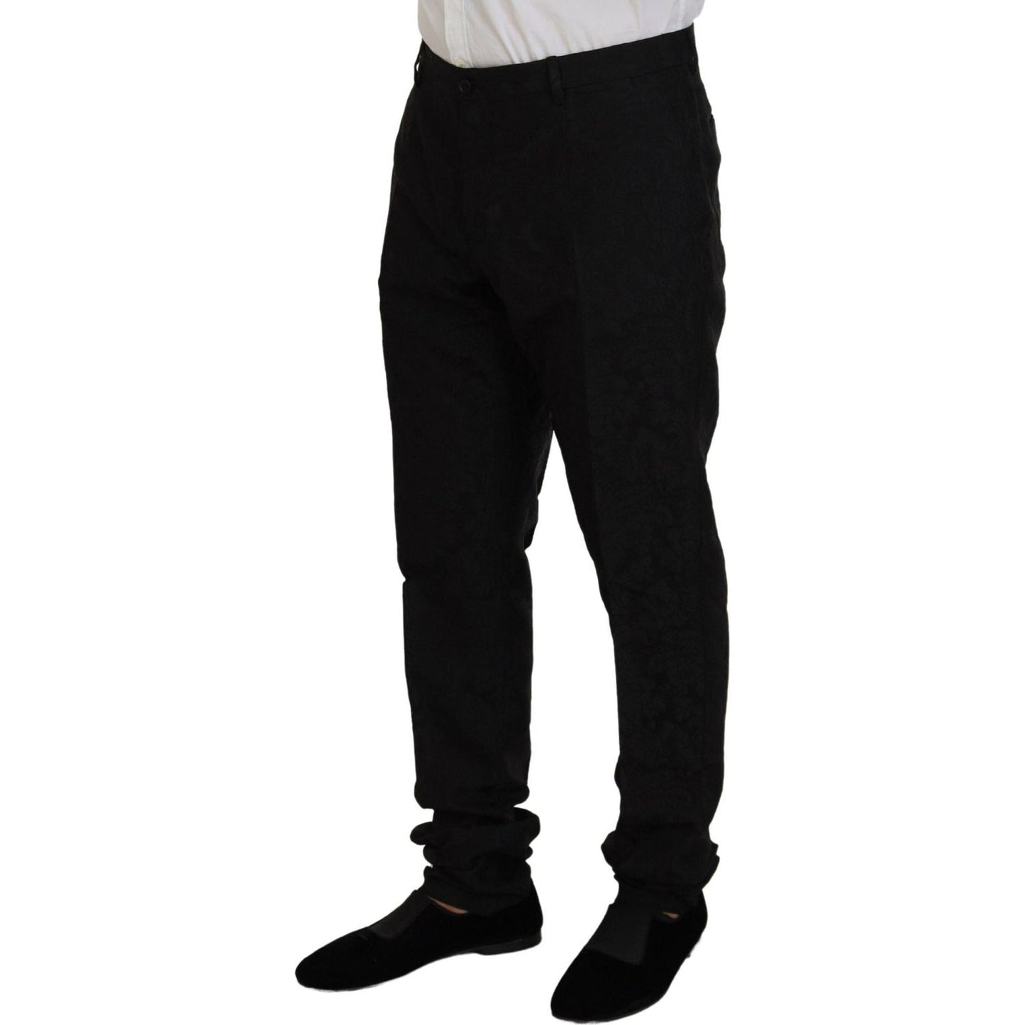 Dolce & Gabbana Black Single Breasted 2 Piece MARTINI Suit