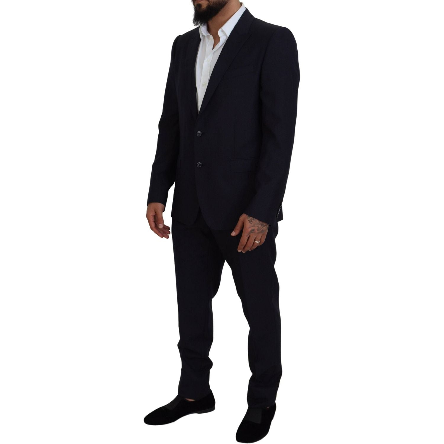 Dolce & Gabbana Blue Single Breasted 2 Piece MARTINI Suit